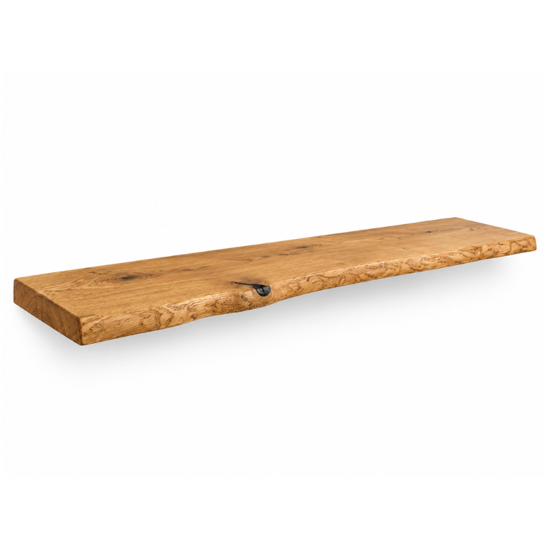 Soratchen Oak Floating Wall Shelf – 20–25 cm Deep