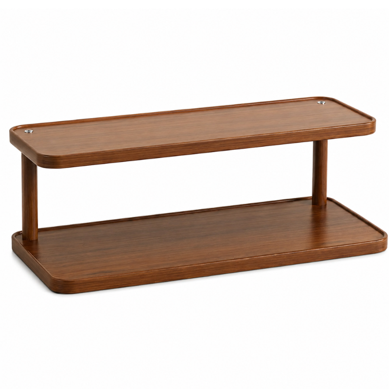 Soratchen 2-Tier Wooden Countertop Organiser – 40 × 14 × 14.5 cm